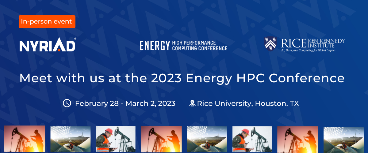 Nyriad at the 2023 Energy HPC Conference