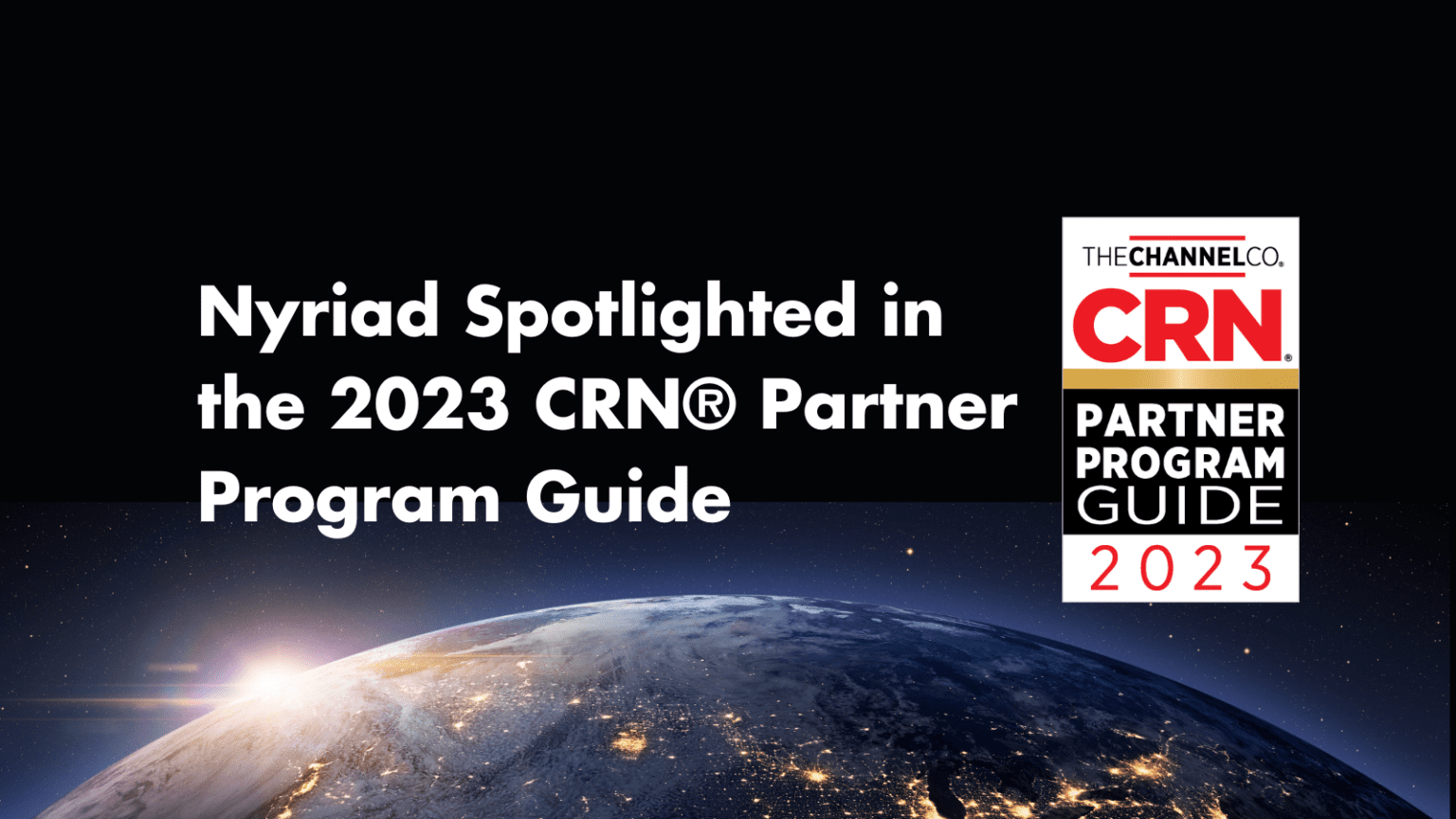 Nyriad Spotlighted in the 2023 CRN® Partner Program Guide