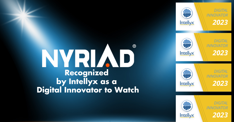 Intellyx recognizes Nyriad as a Digital Innovator to Watch